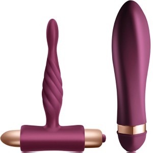 CLIMAXIMUM - DARE KIT VIBRATEUR TWISTED + PLUG ANAL DÃBUTANT